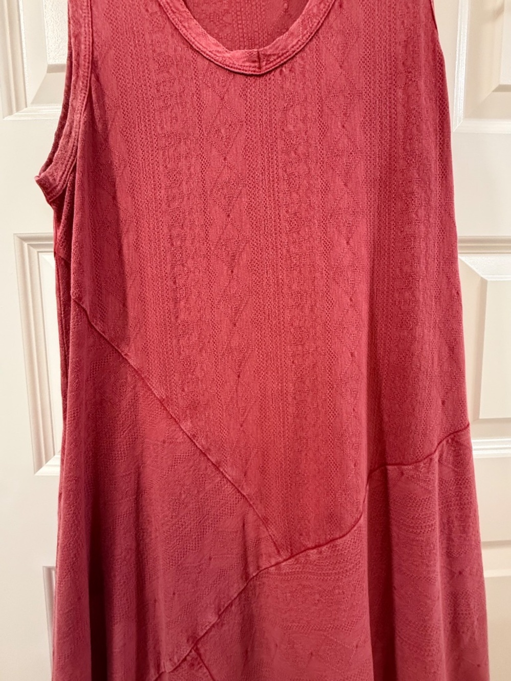 Soft Surroundings Bailey Cotton Maxi Dress Size Large in Pink - Picture 5 of 10